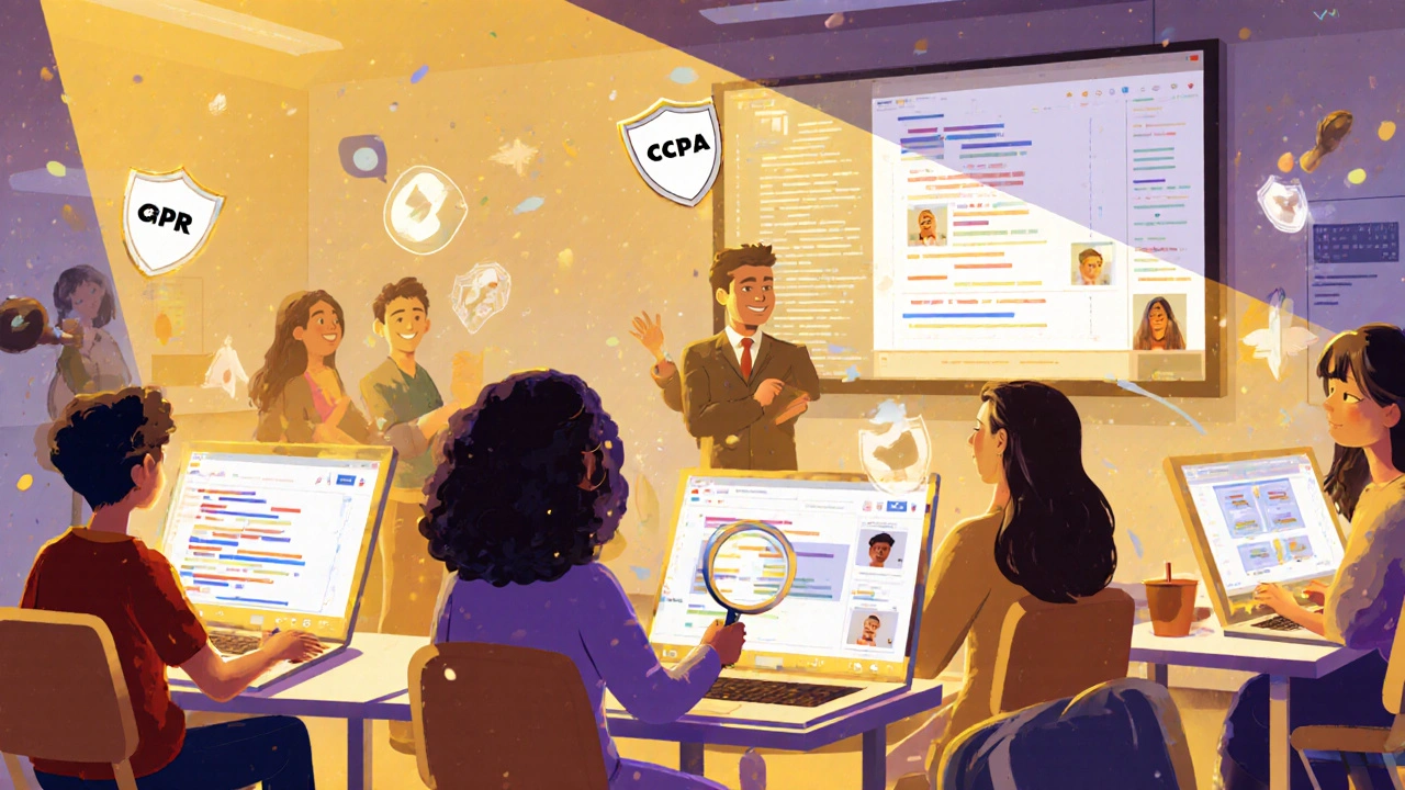 Legal and Privacy Considerations in Online Community Management for Social Learning