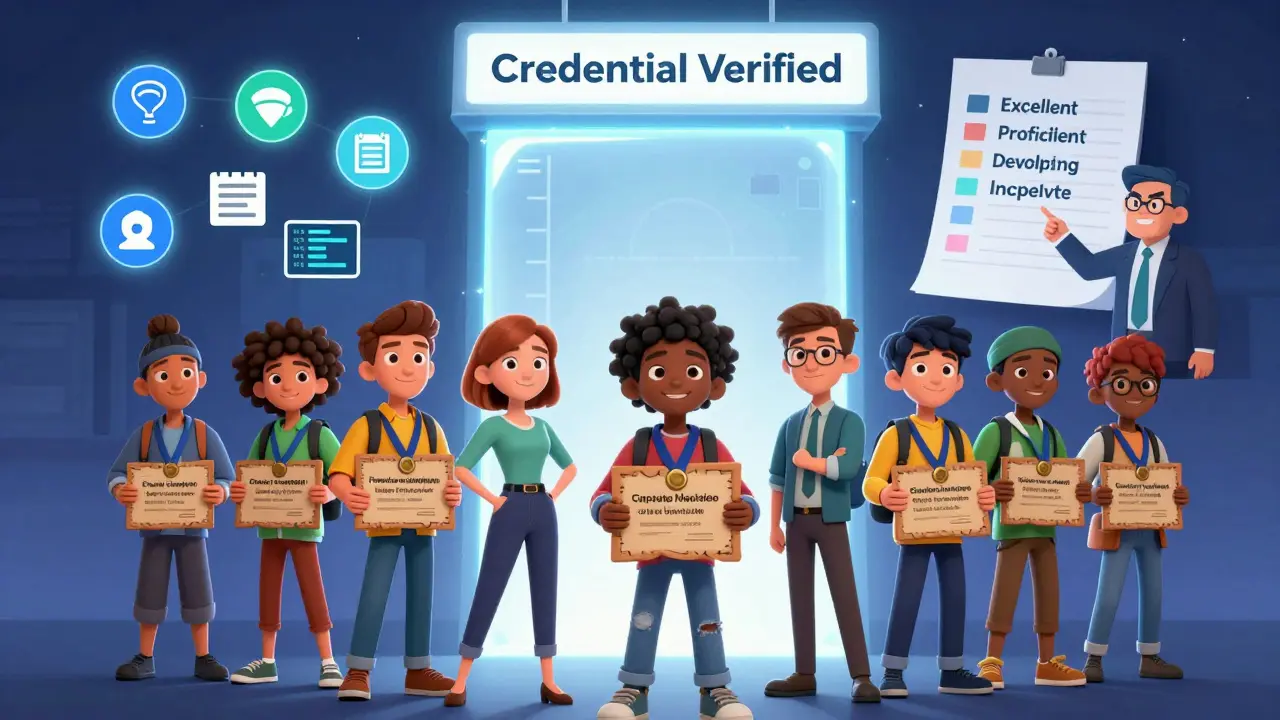 How to Create Credential Requirements and Assessments for Courses