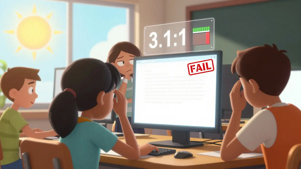 Color Contrast in Course Design: Ratios, Tools, and Fixes