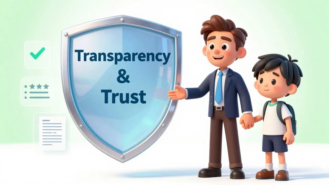 Trustworthy instructor offering transparency and support
