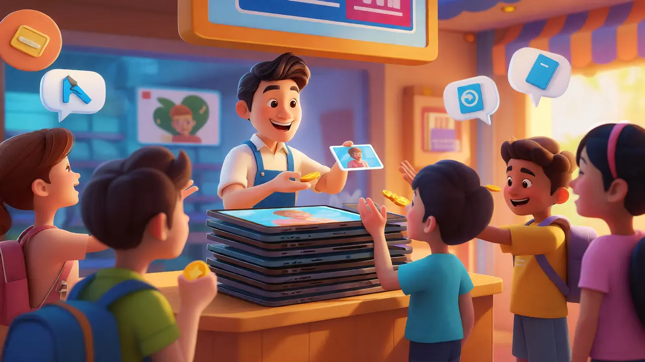 Students purchasing bite-sized video lessons from an instructor