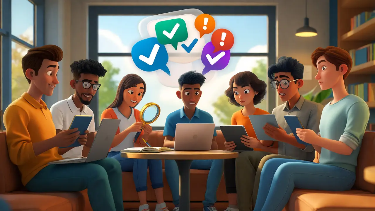 Diverse beta testers providing feedback on course