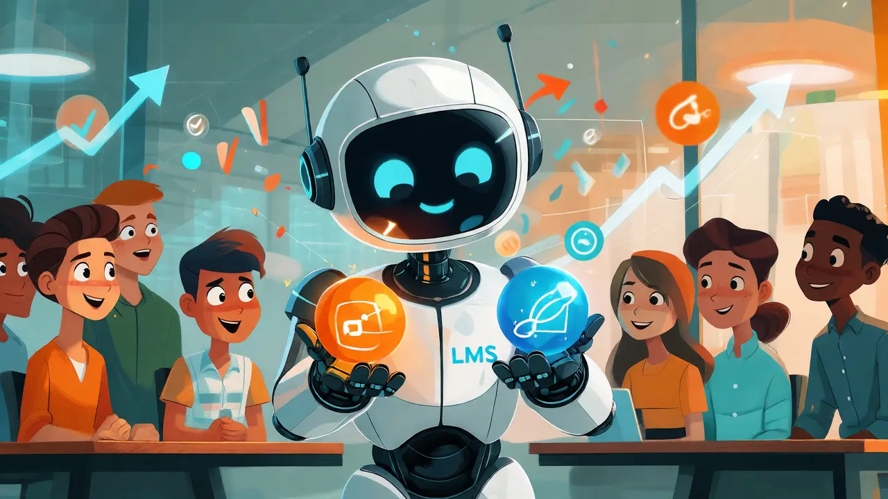 Robot weighing two options to show data-driven personalization choices.