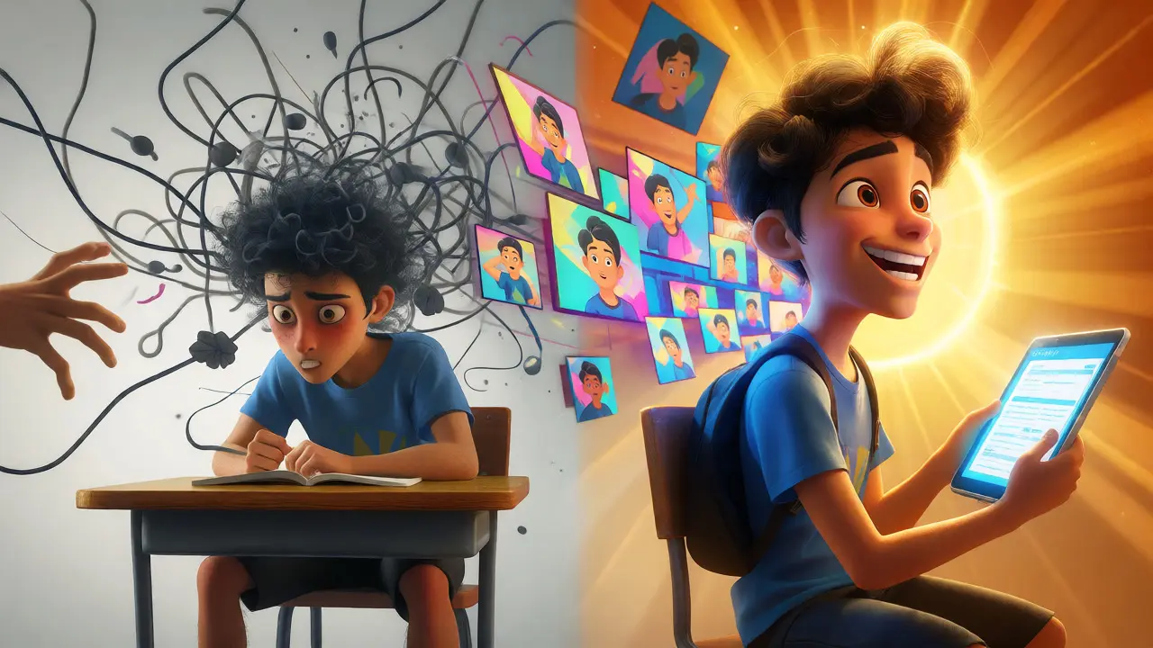 Student transitioning from confusion to clarity via a course preview video